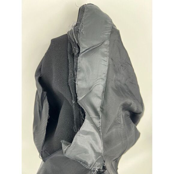 Albert Nipon Women's Size 16 Two Piece Dress Blazer Black Wool Elegant Timeless - Picture 9 of 9